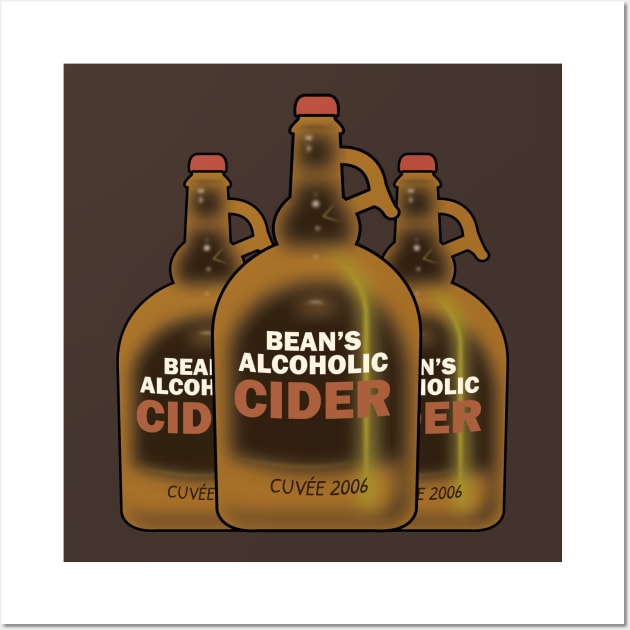 Bean's Cider Wall Art by Gimmickbydesign